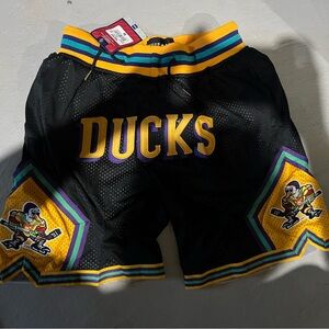 Mighty Ducks JustDon basketball shorts